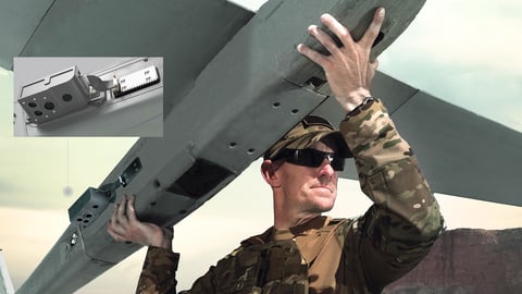 Puma LE gains GNSS-denied navigation with the VNS kit, ensuring precise, resilient flight and mission continuity in contested environments. (Image: AeroVironment)