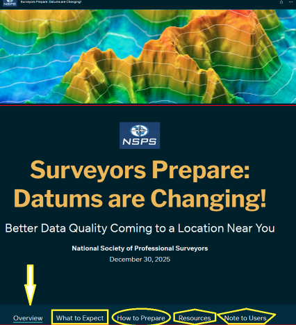 NSPS ArcGIS Story Map