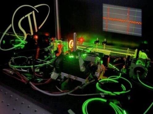 An iodine optical clock by SpaceTech, Germany (Credit: ESA)