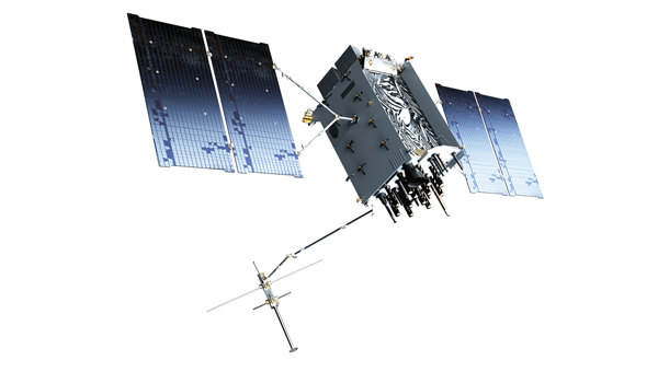 The GPS III satellite has additional anti-interference features. (Image: Lockheed Martin) 