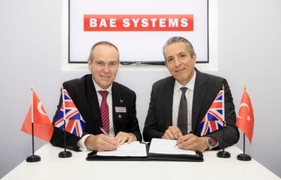 Holmes and Pastonoglu. (Credit: BAE Systems)