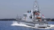 Aquark Technologies worked with the P2000 patrol vessel HMS Pursuer to trial AQlock, the UK's first industrially designed and built cold atom clock. (Credit: Royal Navy)